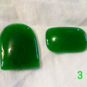 Lot of 2 Genuine Natural green Emeralds $600 for both or $350 ea